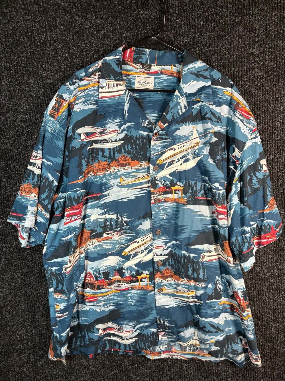 David Carey Originals Float Plane Short Sleeve Shirt